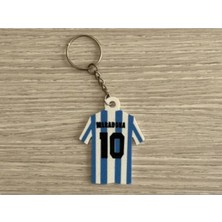 Duman Global Maradona 10 Temalı Çizgili Forma Anahtarlık