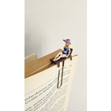 Miniabox Güneşlenen Kadın Kitap Ayracı