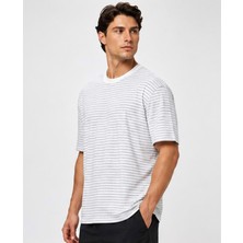 Mavi M0613317-86623  Mavi Çizgili Sky Captain Tişört Erkek T-Shirt