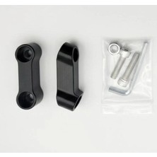 Siyah Vogs 8 mm Ayna Uzatma Aparatı Scooterler İçin Pratik Çözüm ve Güvenli Sürüş