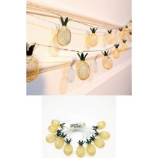 Zenvia 2m 10 LED Pilli 2 Kademeli Ananas LED Işık MZ6200-251