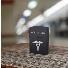 Kesene Isime Kişiye Özel Sağlık Temalı Doktor & Sağlıkçılara Hediye Metal Benzinli Çakmak Dolu Gönderim