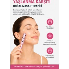 ShinyTouch Germanium Taşlı Yüz ve Vücut Masaj Rollerı – Anti-Aging, Cilt Sıkılaştırıcı ve Şekillendirici