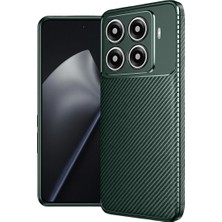 Zenvia Xiaomi Mi 15T Pro Auto Focus Karbon Kapak - Koyu Yeşil