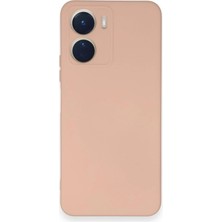Zenvia Vivo Y16 Kılıf Nano Içi Kadife Silikon - Pudra