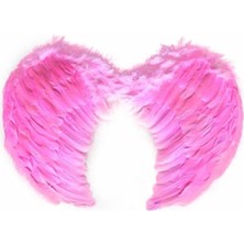 Zenvia Pembe Renkli Orta Boy Çocuk Melek Kanadı 40X60 cm