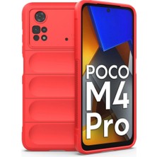 Zenvia Xiaomi Poco M4 Pro 4g Kılıf Optimum Silikon - Kırmızı