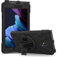 Zenvia Samsung Galaxy T577 Tab Active 3 Kılıf Amazing Tablet Kapak - Siyah