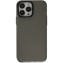 Zenvia Apple Iphone 13 Pro Max Kılıf Anka Pc Sert Metal Kapak - Siyah