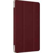 Zenvia Samsung Galaxy Tab A9 Kılıf Tablet Smart Kılıf - Mürdüm