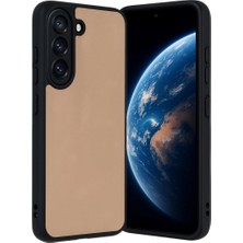 Zenvia Samsung Galaxy A36 Kılıf Aras Deri Kapak - Pudra