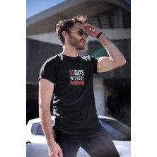 Zenvia Unisex Erkek/kadın Özel Baskılı Modern Fit %100 Pamuk Bisiklet Yaka T-Shirt