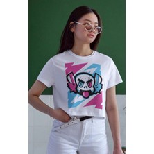 Zenvia Unisex Oversize 24/1 Penye Dtf Baskılı Tişört - DTF168
