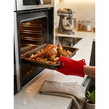 Karakayalar Isıya Dayanıklı Kaymaz Silikon Fırın ve Airfryer Eldiveni