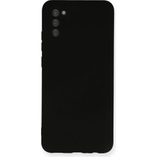 Zenvia Samsung Galaxy A03S Kılıf Nano Içi Kadife Silikon - Siyah