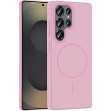 Zenvia Joko Samsung Galaxy S25 Ultra Broş Magsafe Kapak - Pembe