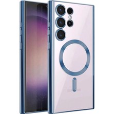Zenvia Samsung Galaxy S24 Ultra Kılıf Kross Magneticsafe Kapak - Sierra Blue