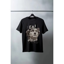 Zenvia Unisex Oversize 24/1 Penye Dtf Baskılı Tişört - DTF70