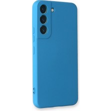 Zenvia Samsung Galaxy S23 Plus Kılıf Nano Içi Kadife Silikon - Mavi