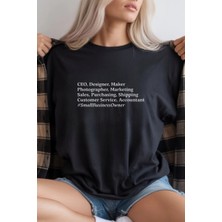 Zenvia Unisex Oversize 24/1 Penye Dtf Baskılı Tişört - DTF285
