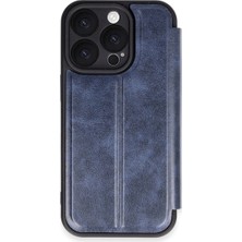 Zenvia Apple Iphone 16 Pro Max Kılıf Flip Cover - Lacivert