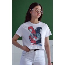 Zenvia Unisex Oversize 24/1 Penye Dtf Baskılı Tişört - DTF159