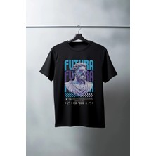 Zenvia Unisex Oversize 24/1 Penye Dtf Baskılı Tişört - DTF85