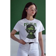 Zenvia Unisex Oversize 24/1 Penye Dtf Baskılı Tişört - DTF173