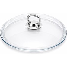 Arcak2 Granit ve Çelik 22 cm  Cam Kapak ve Metal Kulpla Beraber