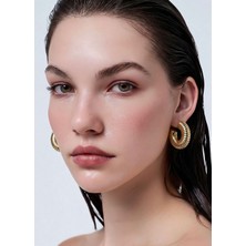 Shop Krutzo Gold Halka Küpe