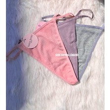 Vanilya Secret Sens Smyrna Fitilli Ribana String/tanga Külot