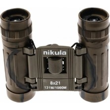 Bosile 8X21 Av Dürbünü - 1000M/56M - Kauçuk Kaplama