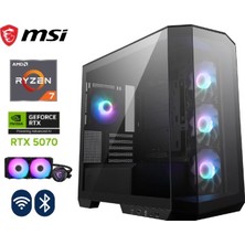 MSI Gzone Prime Amd Ryzen 7 7800X3D / Nvidia Rtx 5070 12GB / 32GB Ddr5 / 1tb M.2 SSD / 240MM Sıvı Soğutma Gaming Masaüstü Bilgisayar