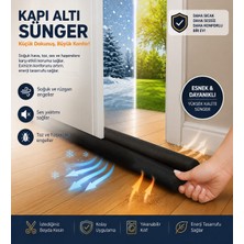 Uydee Kapı Altı Rüzgar Önleyici Isı Yalıtım Süngeri Rüzgarlık Toz Soğuk Sünger Kapı Altı Süngeri Rüzgar Önleyici Isı ve Ses Yalıtımı Sağlayan Toz Böcek Engelleyici Kapı Altı Fitili Enerji Tasarruflu Sünger