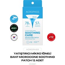 ACROPASS Yatıştırıcı ve Önleyici Mikro Iğneli Bant Soothing Care Microcone Patch 12’li