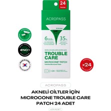 ACROPASS Yağ Bezesi ve Akneler Için Mikro Iğneli Bant Trouble Care Microcone Patch 24’lü