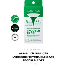 ACROPASS Yağ Bezesi ve Akneler Için Mikro Iğneli Bant Trouble Care Microcone Patch 6’lı