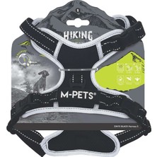 M-Pets Hıkıng Reflektörlü Soft Sırt Tasması Black Xl