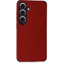 Gülsüm Aydın Newface Samsung Galaxy S24 Kılıf Loop Deri Silikon - Kırmızı