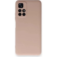 Gülsüm Aydın Newface Xiaomi Redmi Note 11T Kılıf Nano Içi Kadife Silikon - Pudra