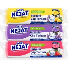 30 Adet Kokulu  Büyük Boy Çöp Torbası Lavanta Limon Çilek