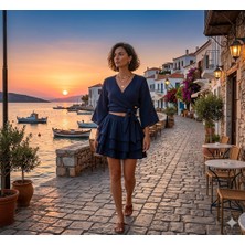 Meltem Collection Fırfırlı Müslin Etek