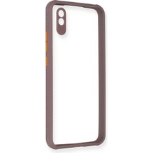 Gülsüm Aydın Newface Xiaomi Redmi 9A Kılıf Miami Şeffaf Silikon - Açık Mor