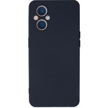 Gülsüm Aydın Newface Oppo Reno 7 Lite Kılıf Nano Içi Kadife Silikon - Lacivert