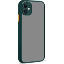 Gülsüm Aydın Newface Apple iPhone 12 Kılıf Montreal Silikon Kapak - Yeşil