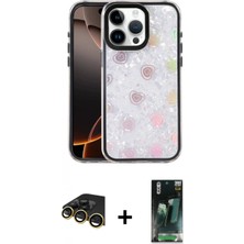 Marsilyan™- iPhone 14 Pro Max Kılıf Odak Prime - Şeffaf 360 Full Body Arka Koruyucu + Raze Metal Kamera Lens - Gd