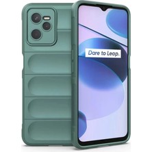 Gülsüm Aydın Newface Realme C35 Kılıf Optimum Silikon - Koyu Yeşil