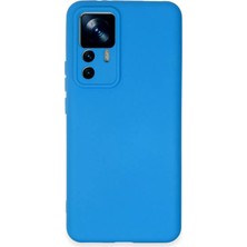 Gülsüm Aydın Newface Xiaomi Mi 12T Pro Kılıf Nano Içi Kadife Silikon - Mavi