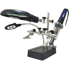 Bosile MG-16129C Büyüteçli Havya Standı