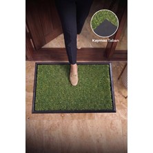 Valerine Life Suni Çim Halılı Havuzlu Ev Ofis Işyeri Iç Dış Kapı Önü Paspası 45X70CM Kir Tutucu